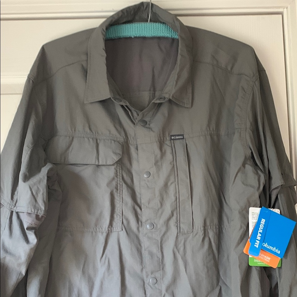 Columbia Men's Gray Long Sleeve